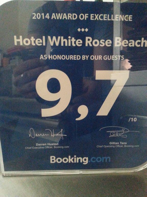 Hotel White Rose Beach Olympiakí Aktí Eksteriør billede