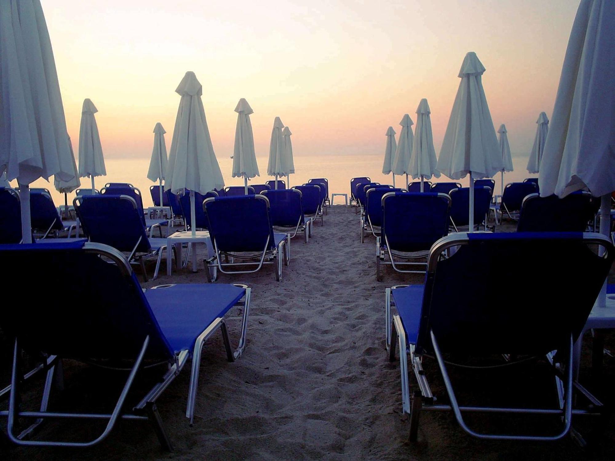 Hotel White Rose Beach Olympiakí Aktí Eksteriør billede